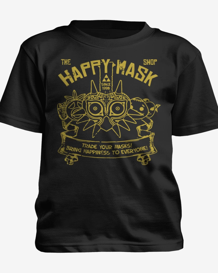 Polera de niño Negro de Happy Mask Shop