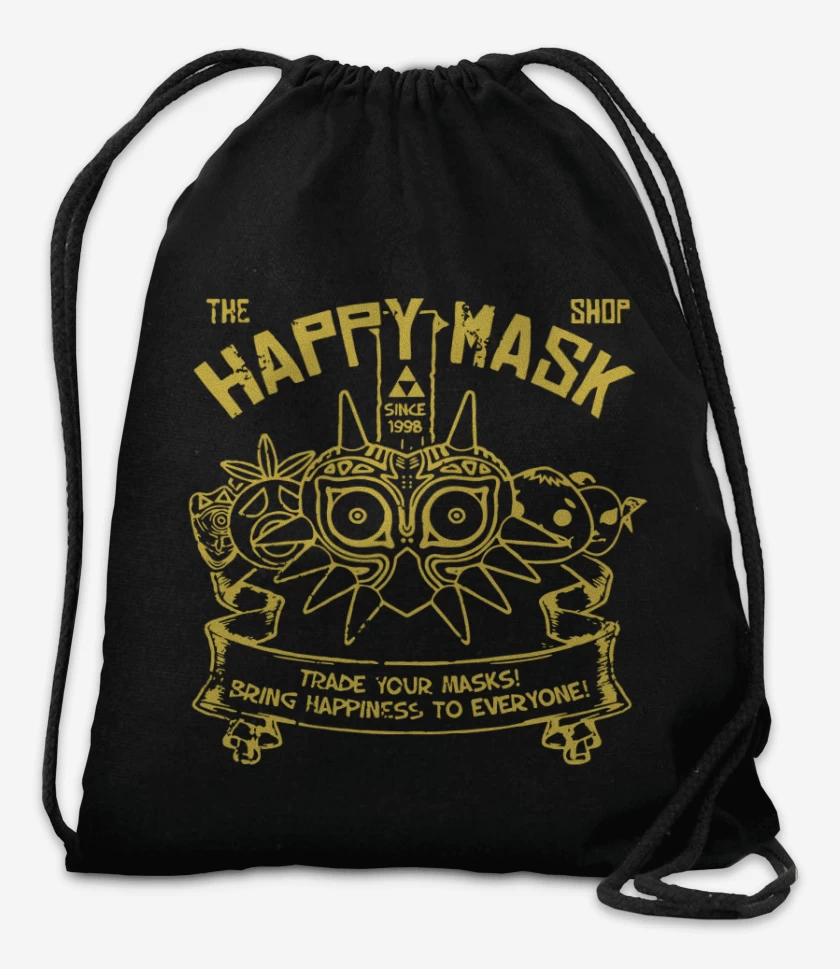 Mochila Negro de Happy Mask Shop