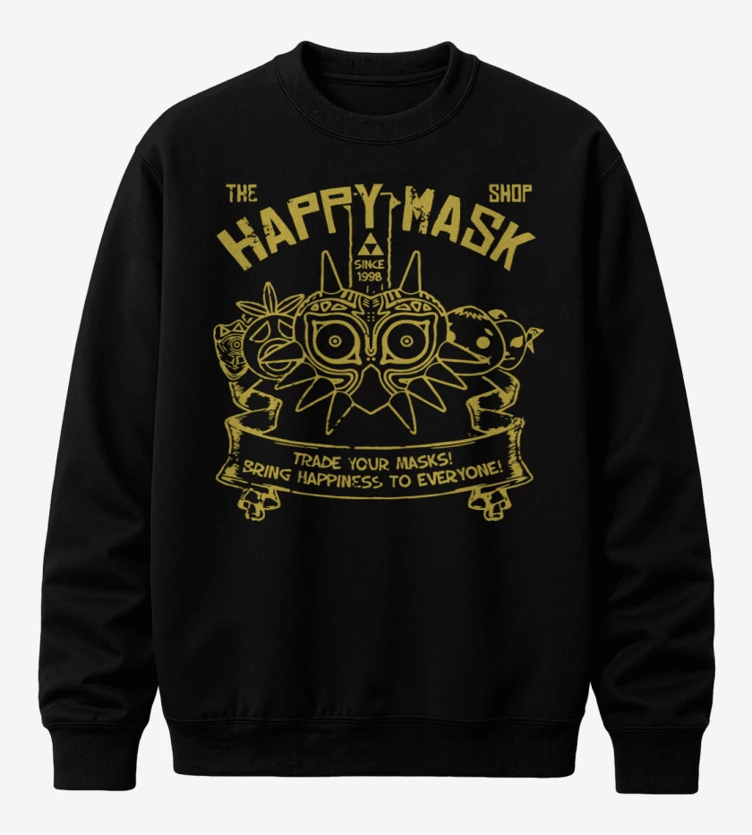 Poleron polo Negro de Happy Mask Shop