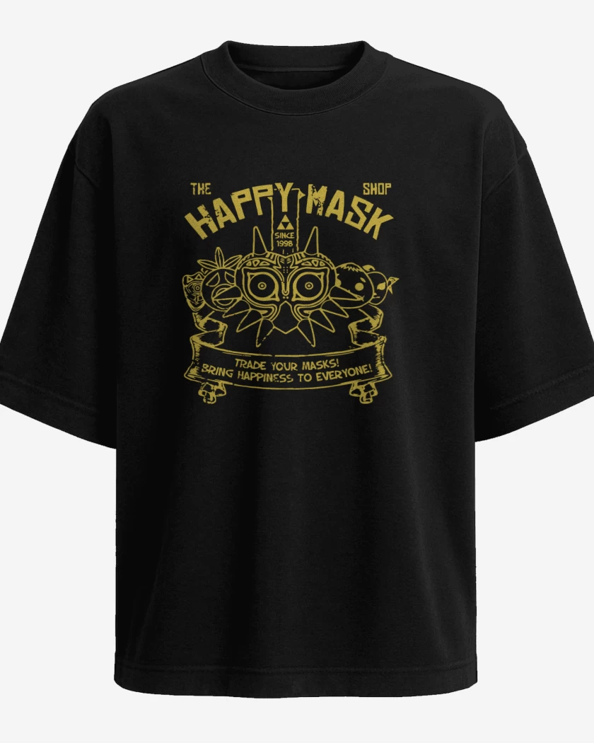 Polera Oversize Happy Mask Shop