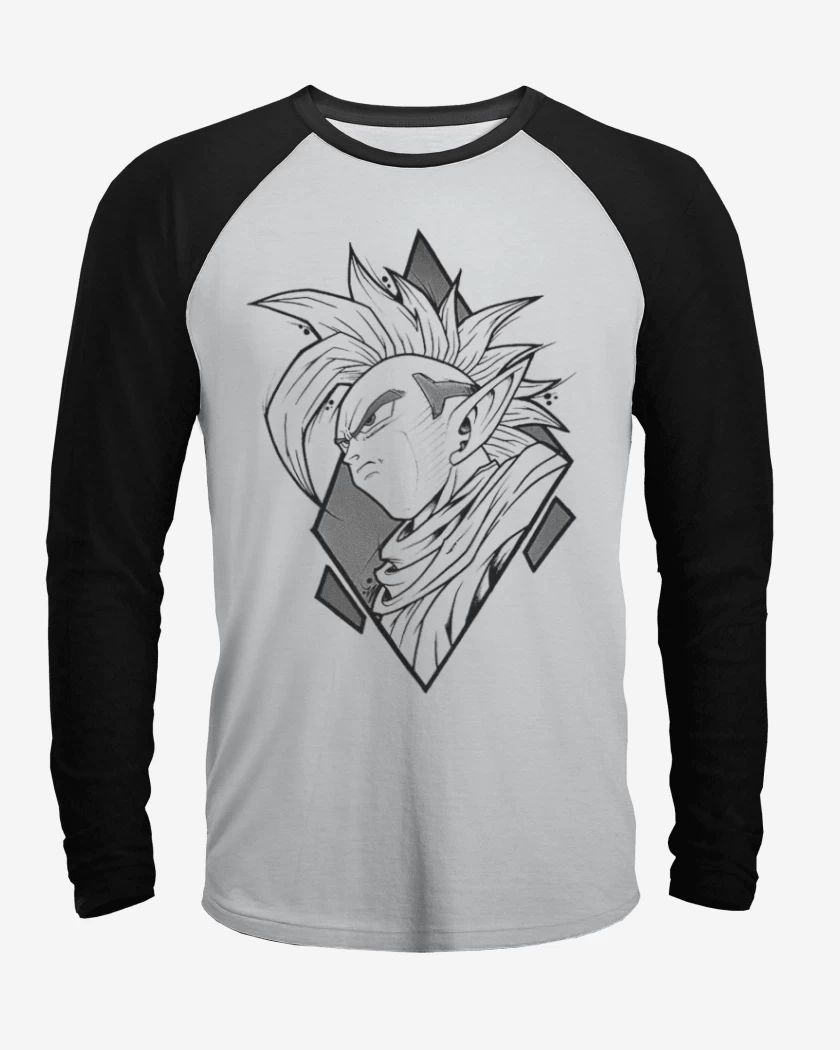 Polera Raglan Blanco / Negro de Tapion