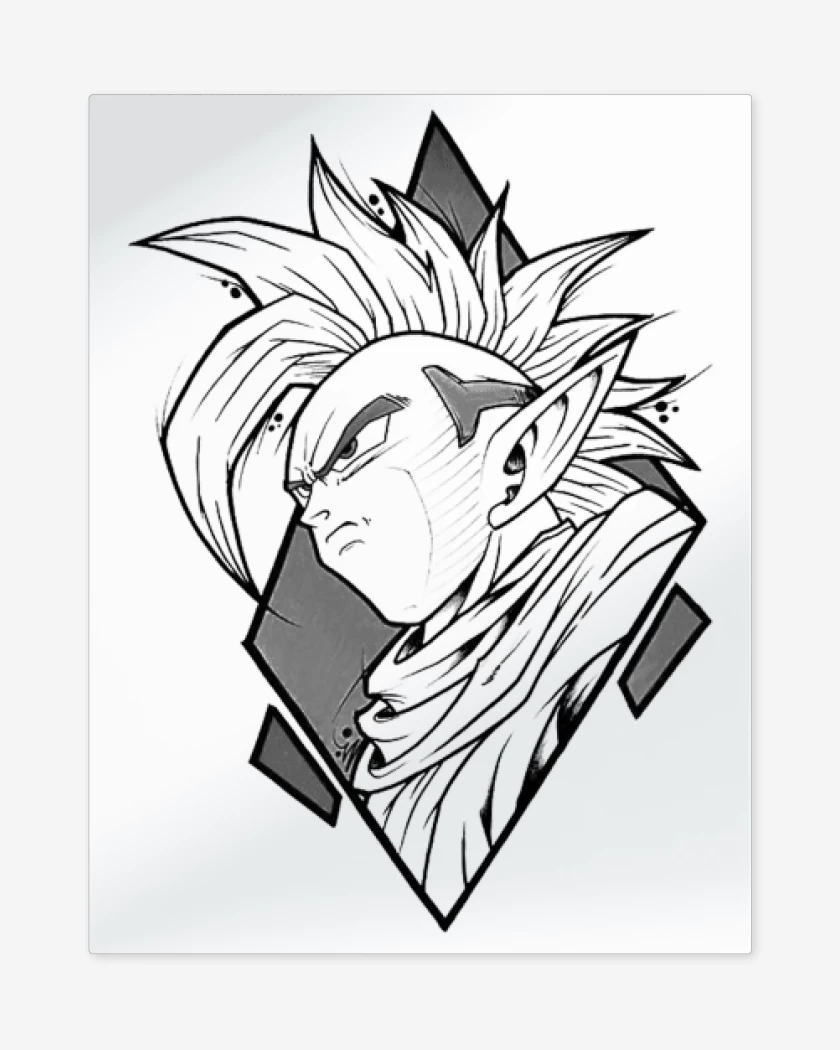 Print metalico Blanco de Tapion