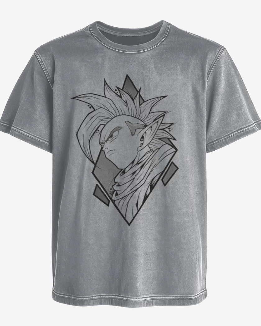 Polera desgastada Gris Melange de Tapion