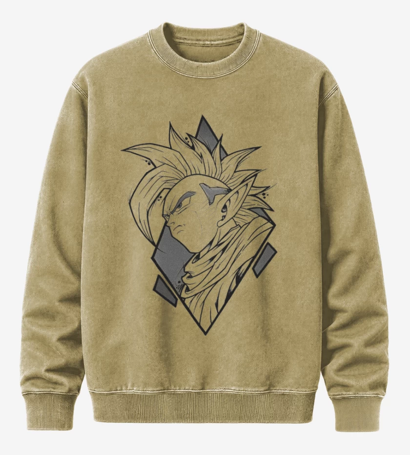 Poleron Polo Acid Wash Beige de Tapion