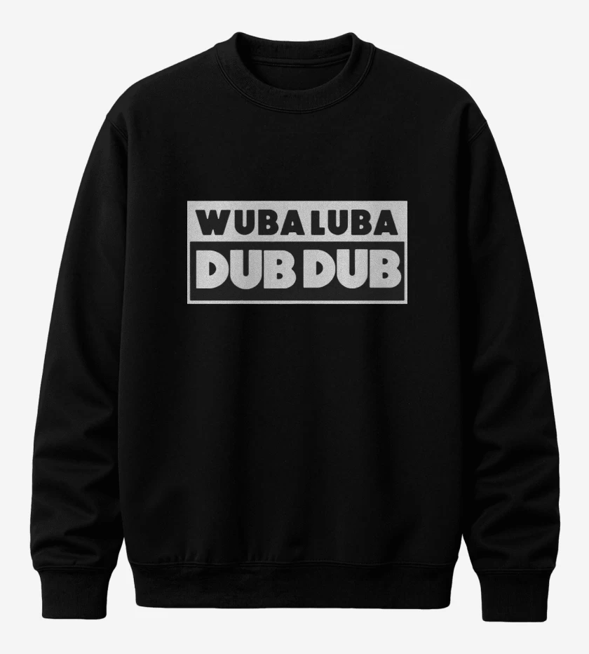 Poleron polo Negro de WUBA LUBA DUB DUB