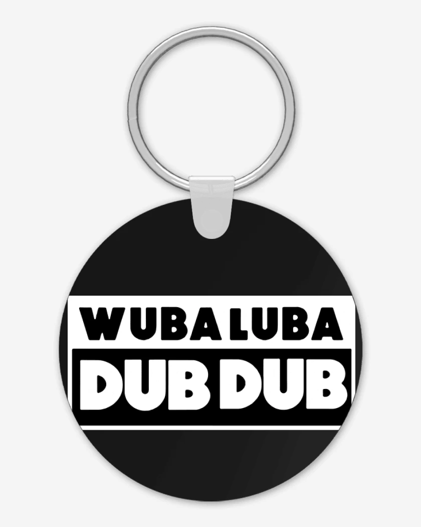 Llavero Negro de WUBA LUBA DUB DUB