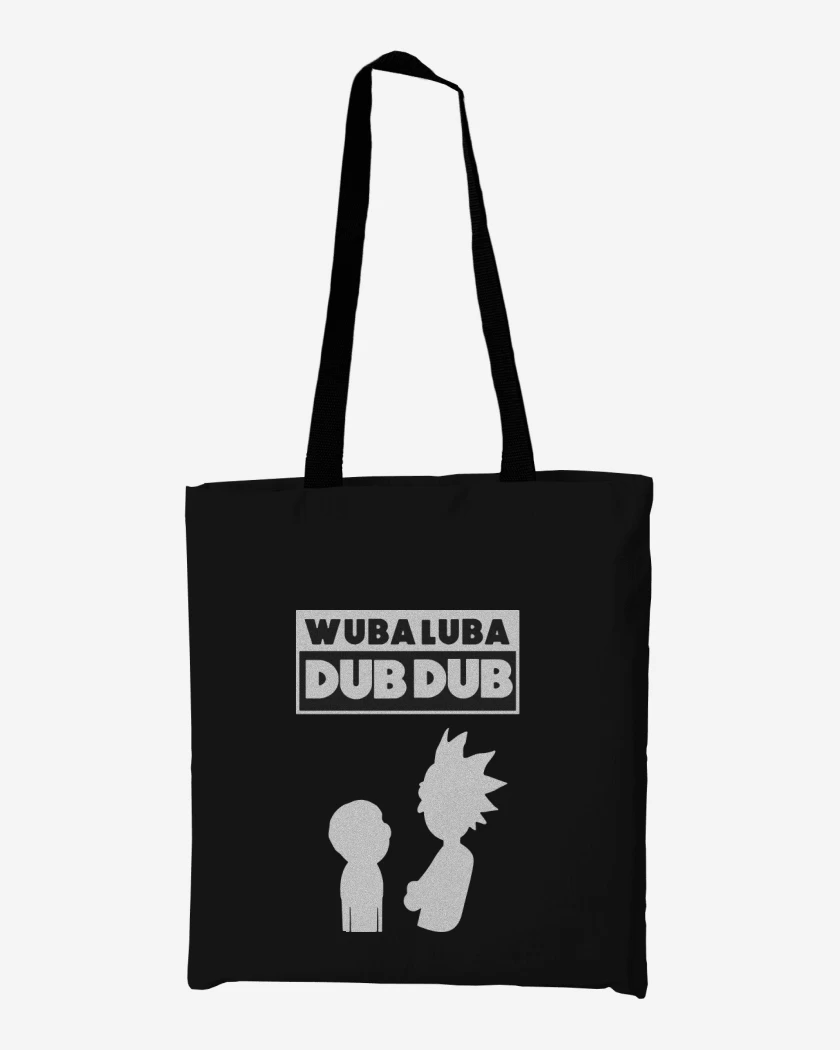 Totebag Negro de Wuba luba dub dub 2