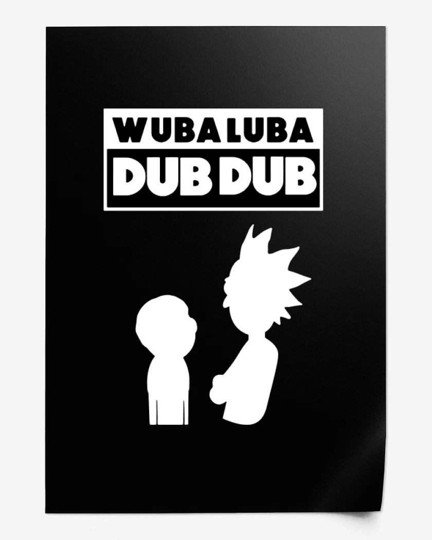 Print Wuba luba dub dub 2