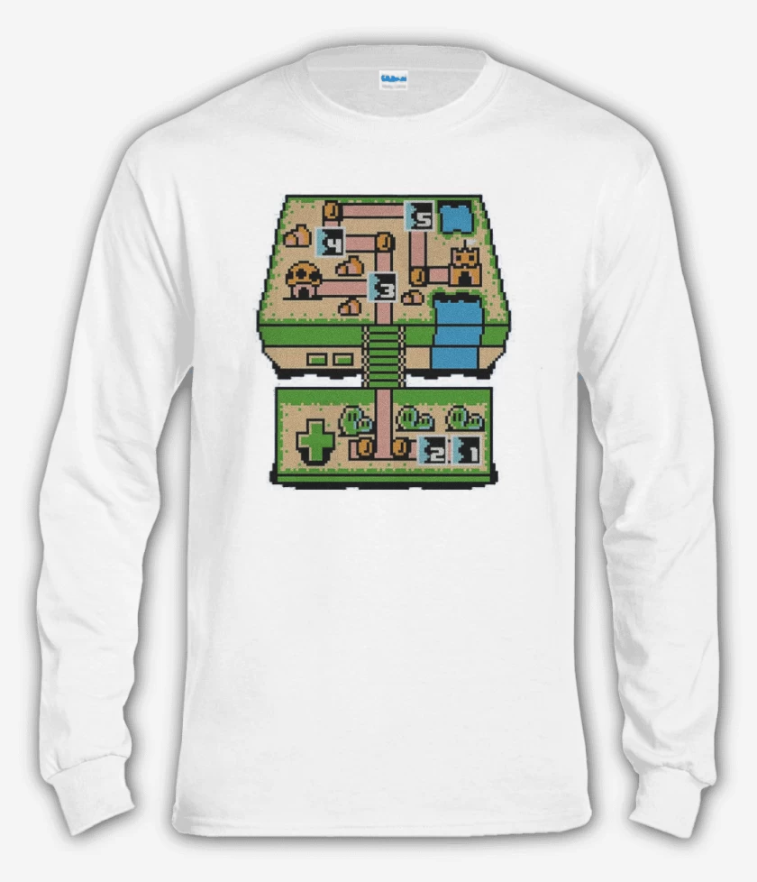 Polera manga larga Blanco de Super 3