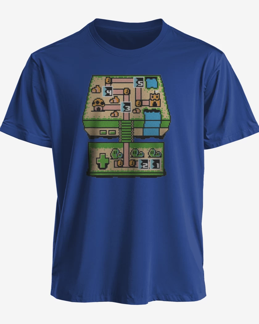 Polera Azul Rey de Super 3