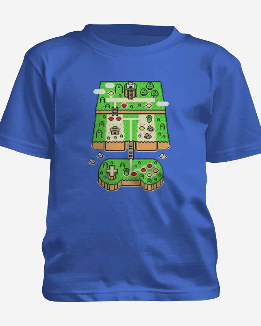Polera de niño Azul Rey de Super world 