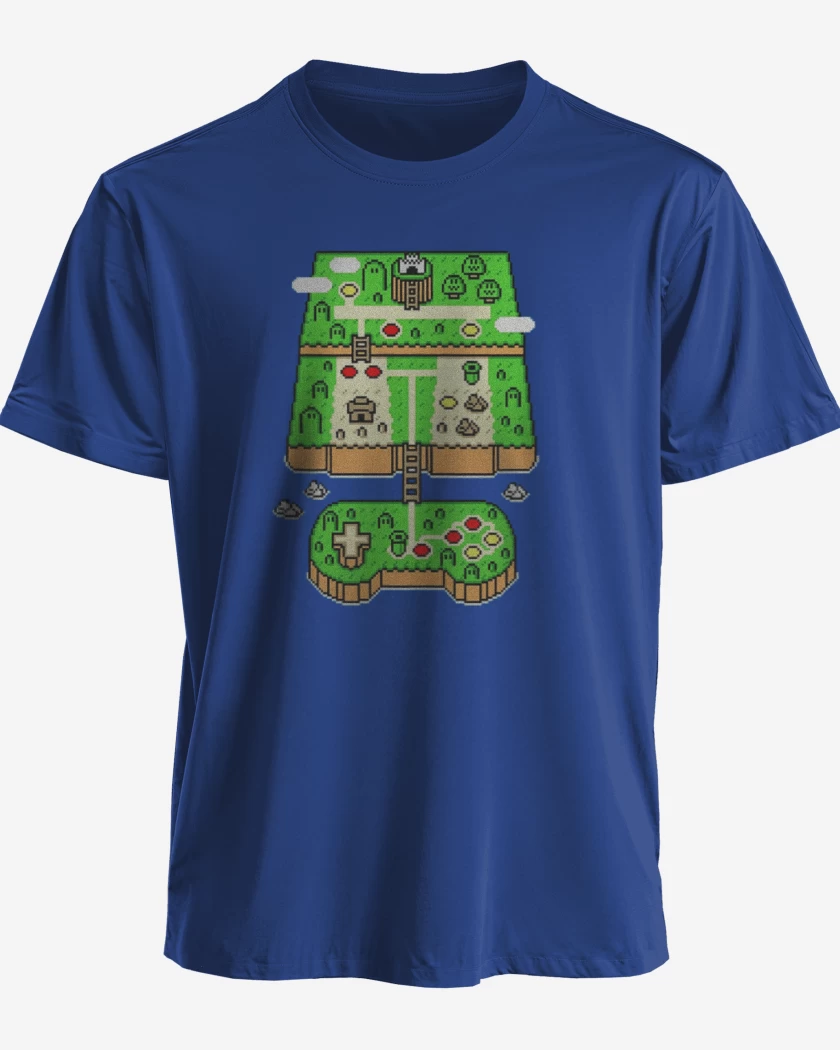 Polera Azul Rey de Super world 