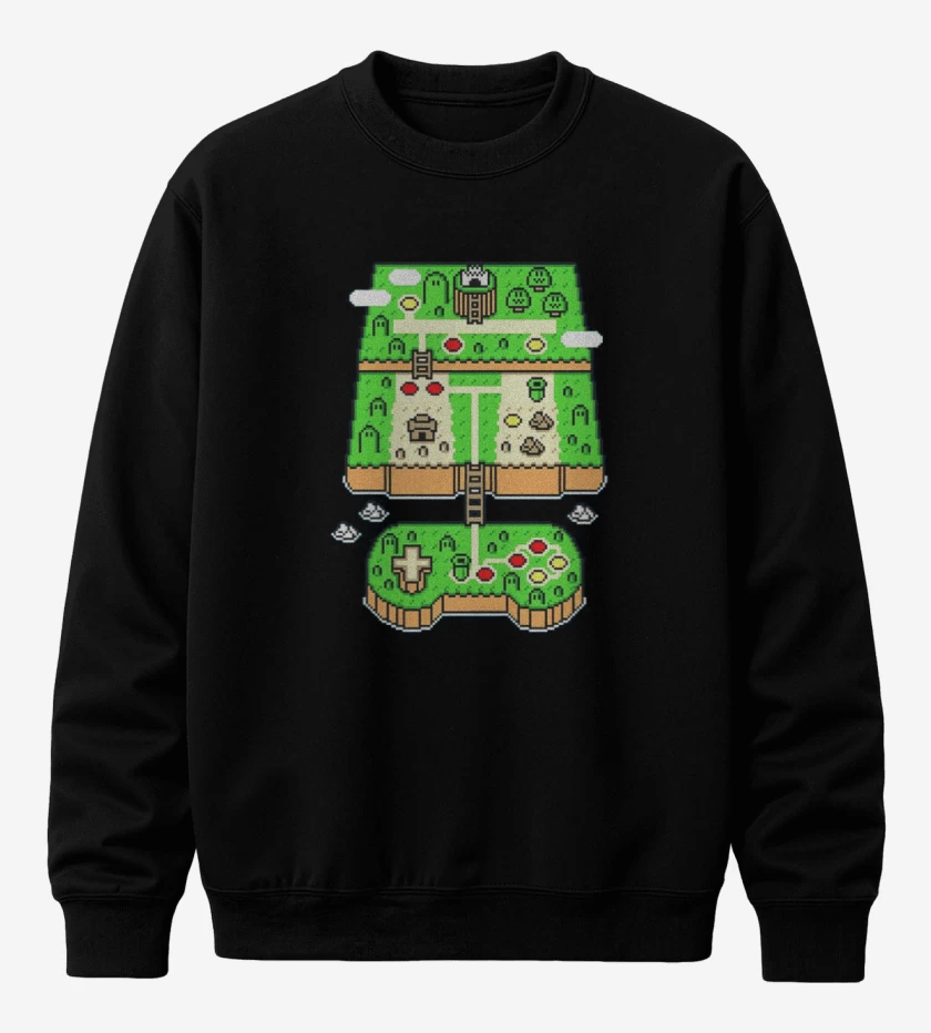 Poleron polo Negro de Super world 
