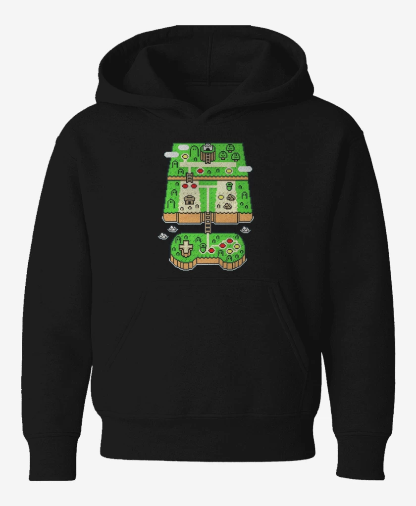 Poleron de niño Negro de Super world 