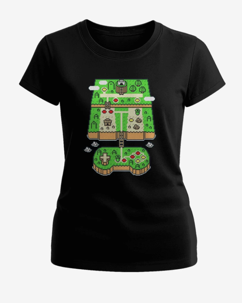 Polera de Mujer Negro de Super world 