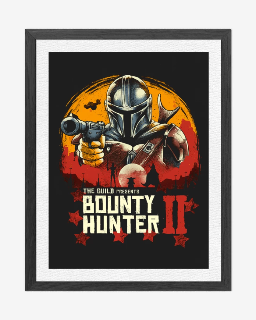 Cuadro decorativo Negro de Bounty Hunter II