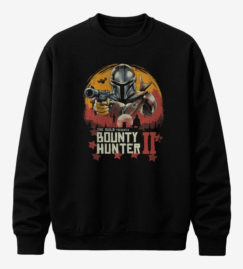 Poleron polo Negro de Bounty Hunter II