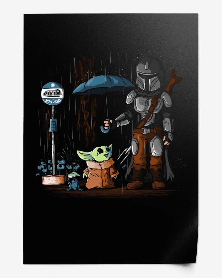 Print Toto baby yoda