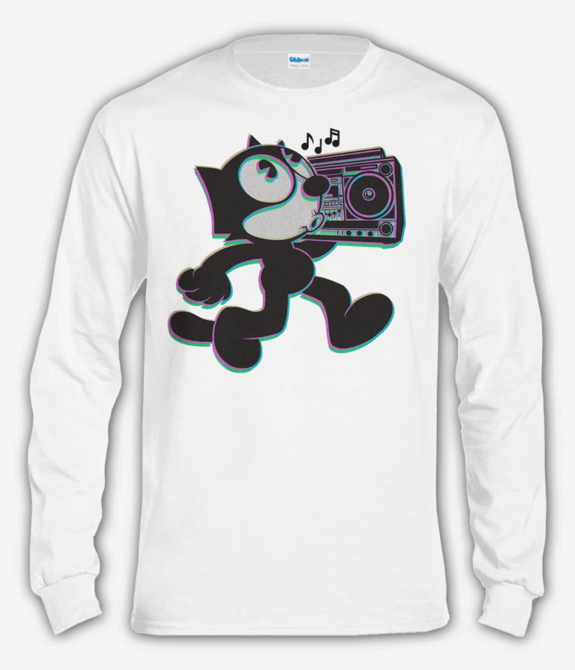 Polera manga larga Blanco de Felix xuki