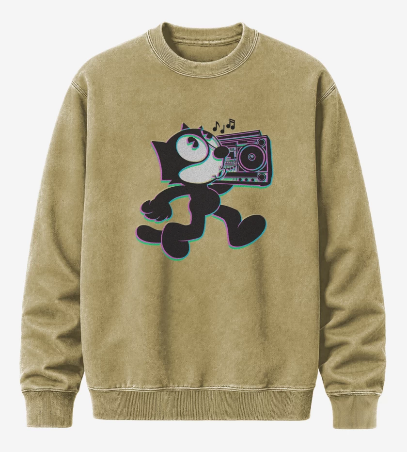 Poleron Polo Acid Wash Beige de Felix xuki