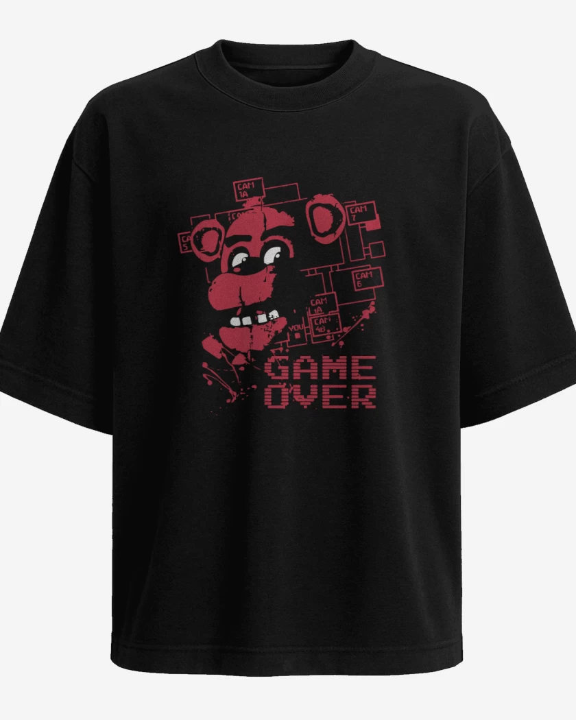 Polera Oversize Five Nights at freddys