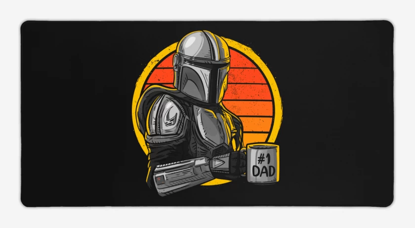 Mouse pad Gamer Best dad mando