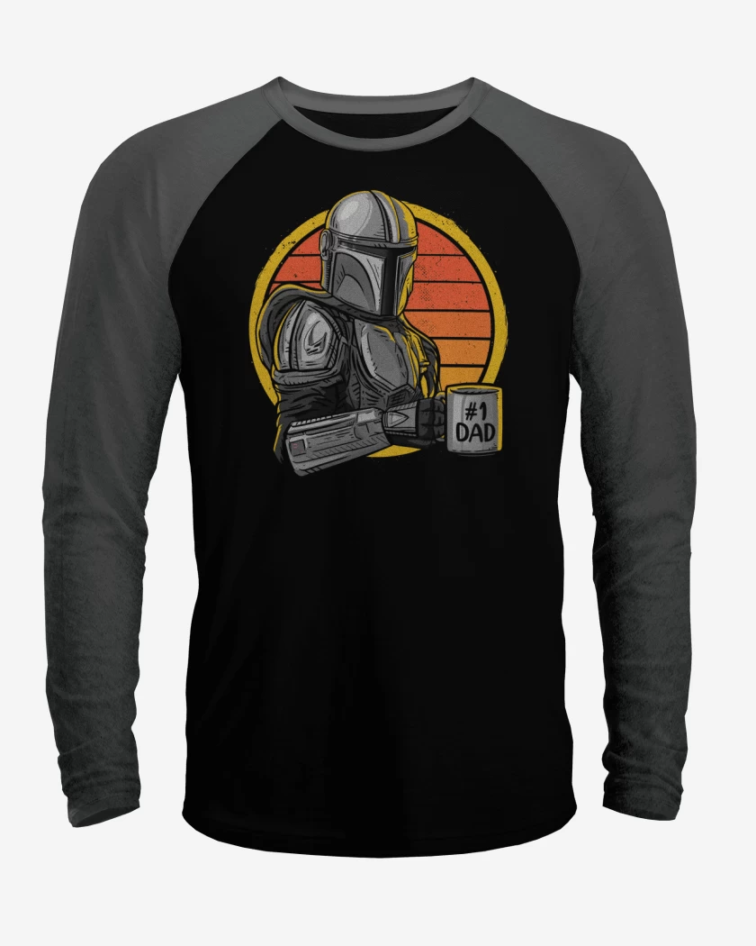 Polera Raglan Best dad mando