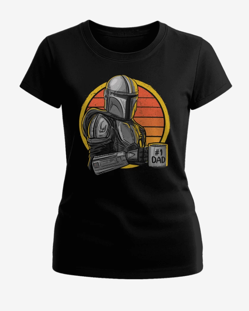 Polera de Mujer Negro de Best dad mando