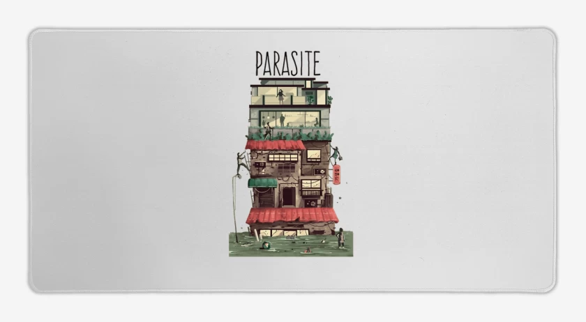 Mouse pad Gamer Blanco de PARASITO