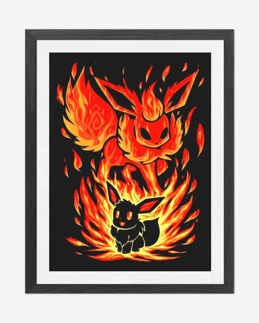 Cuadro decorativo eeveelution 2