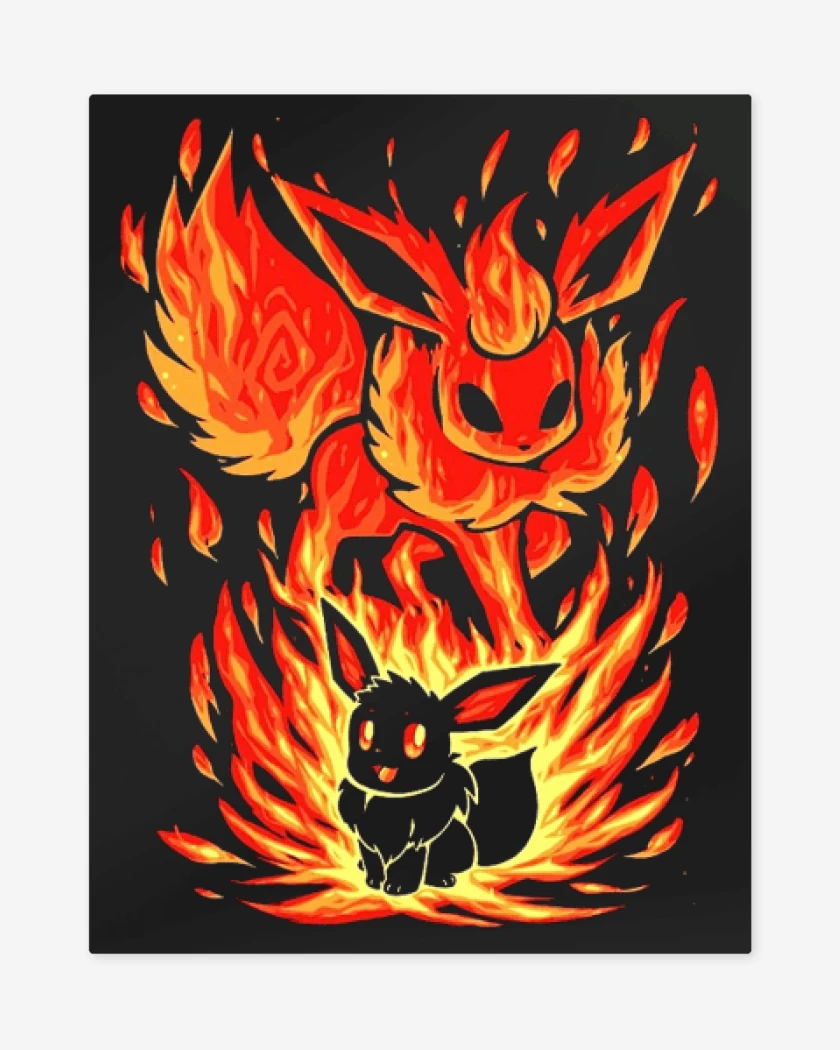 Print metalico eeveelution 2