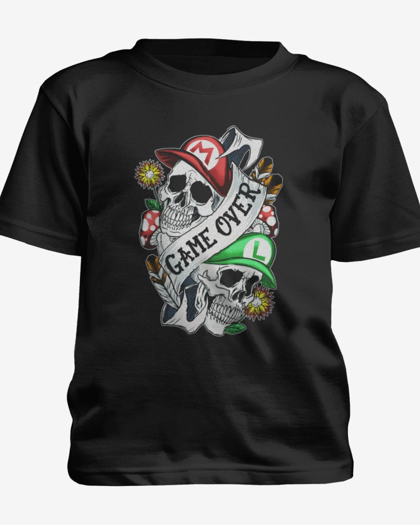Polera de niño Negro de Game Oveer