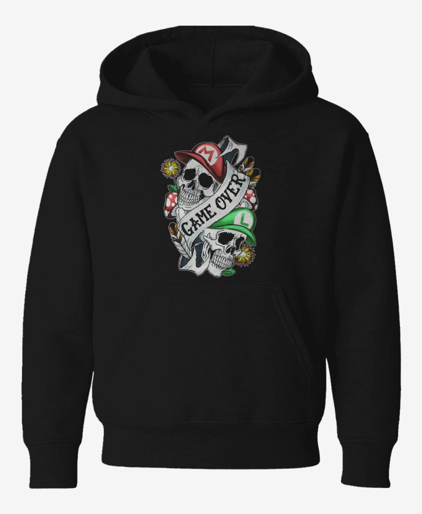 Poleron de niño Negro de Game Oveer