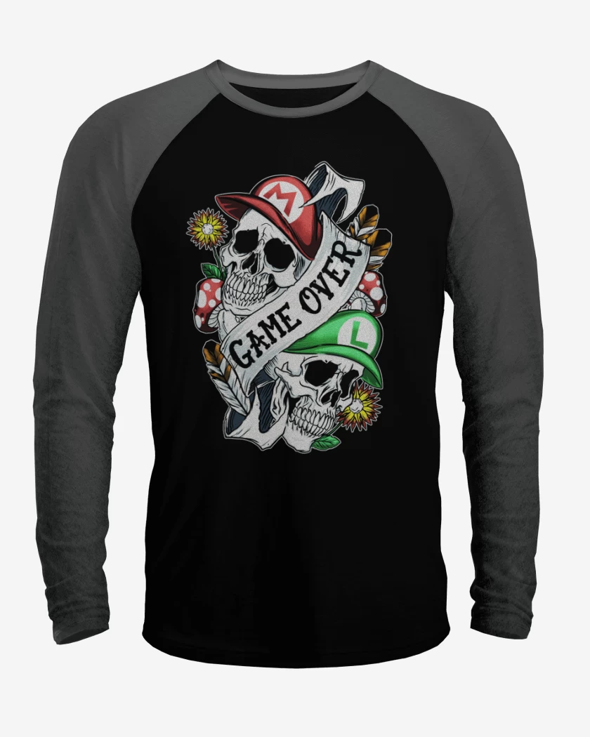 Polera Raglan Game Oveer