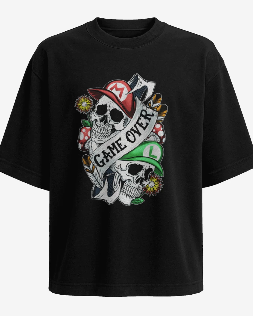 Polera Oversize Game Oveer