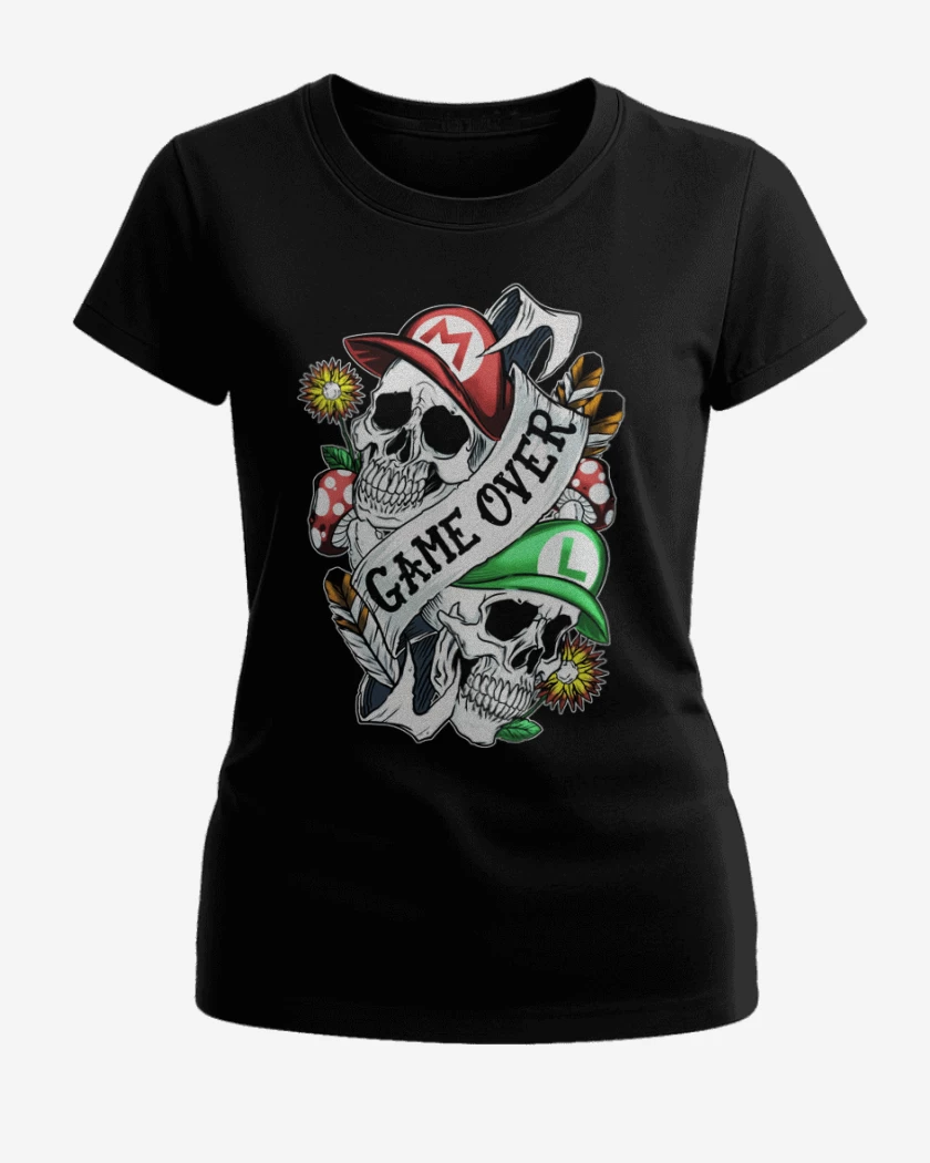 Polera de Mujer Negro de Game Oveer