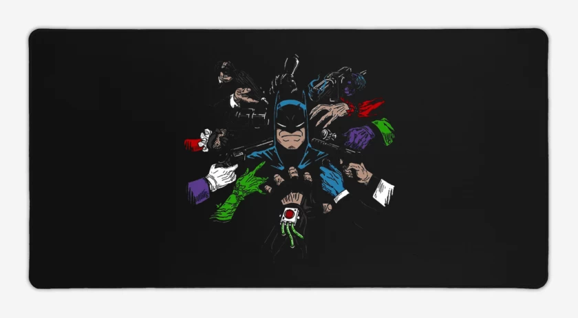 Mouse pad Gamer Negro de Wickbat