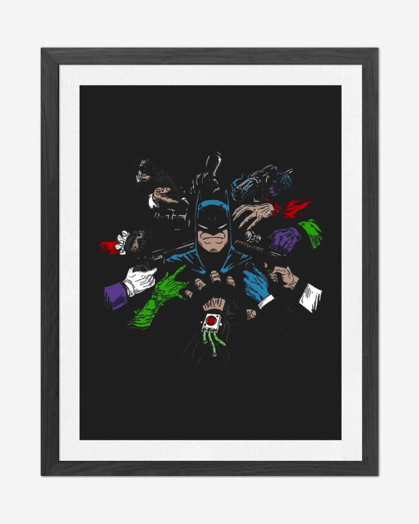 Cuadro decorativo Negro de Wickbat