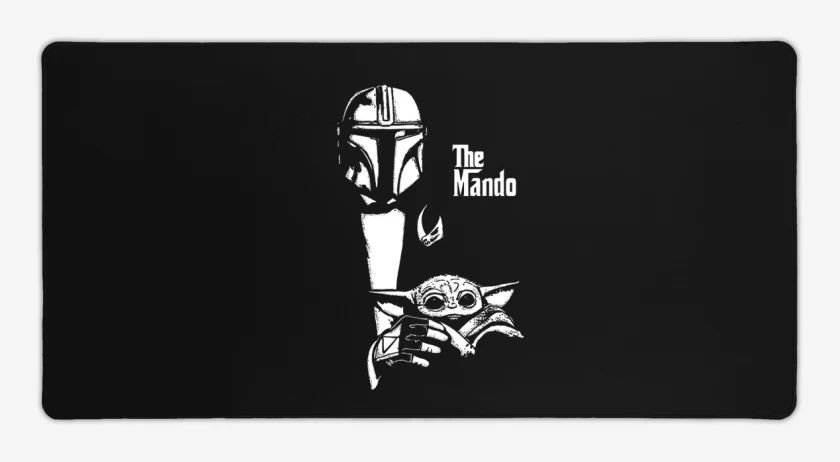 Mouse pad Gamer Negro de The mando