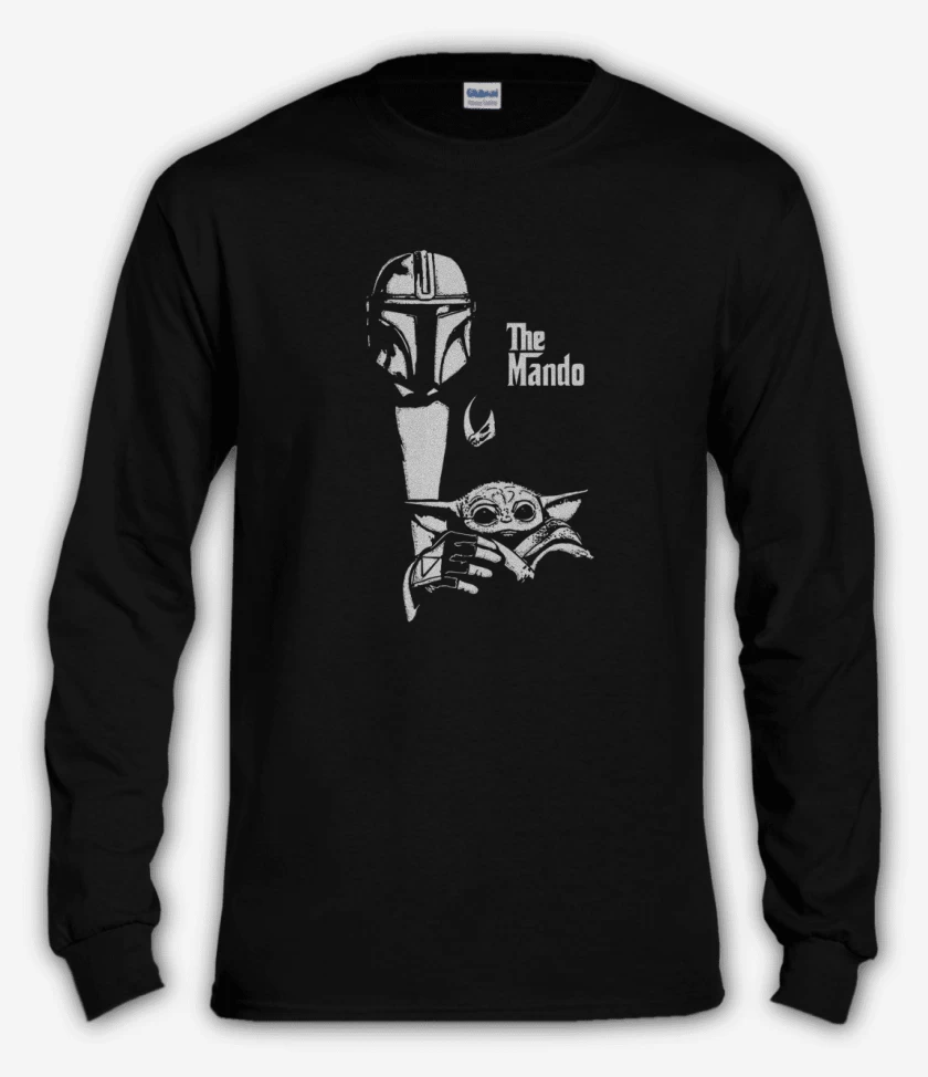 Polera manga larga Negro de The mando