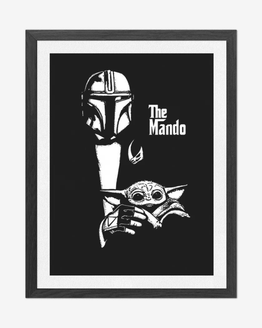Cuadro decorativo Negro de The mando