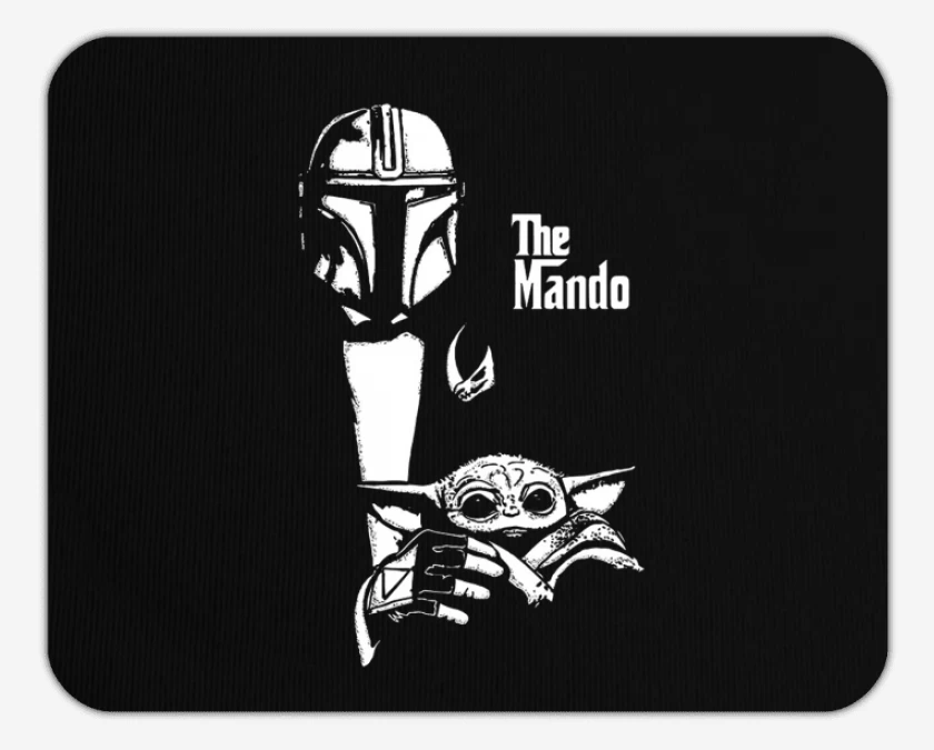 Mousepad Negro de The mando