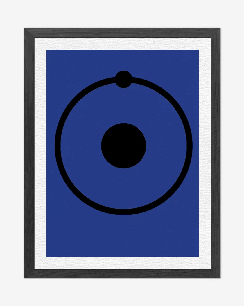 Cuadro decorativo Azul Rey de Dr Nuclear
