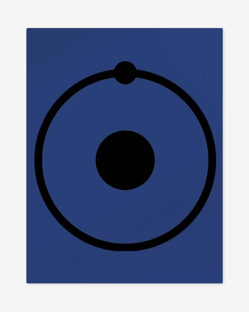 Print metalico Azul Rey de Dr Nuclear