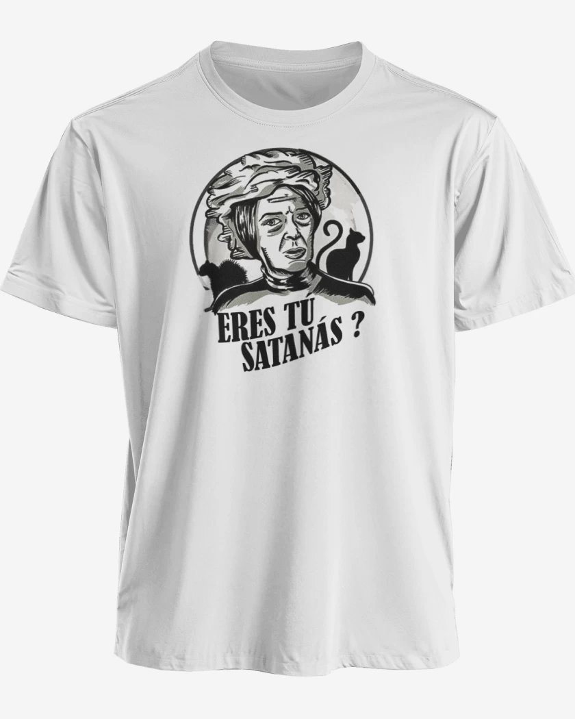 Polera premium Blanco de ERES TU SATANAS 