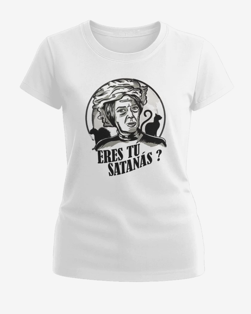 Polera de Mujer Blanco de ERES TU SATANAS 