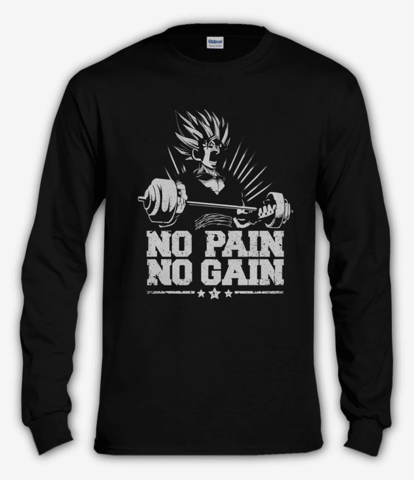 Polera manga larga Negro de No pain