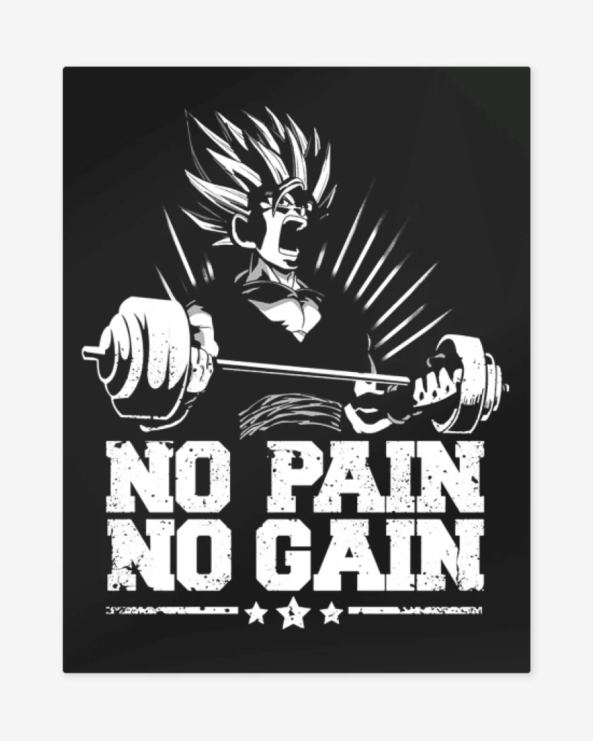 Print metalico Negro de No pain