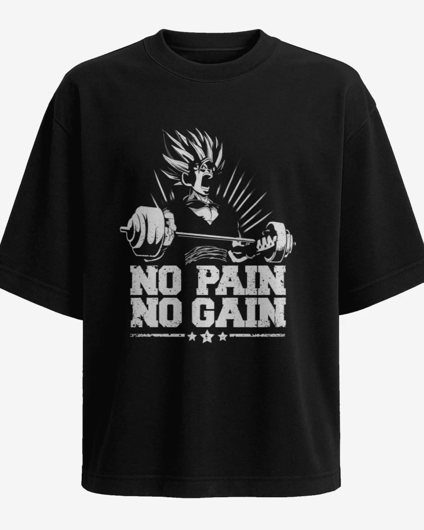 Polera Oversize Negro de No pain