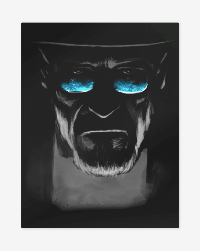 Print metalico Negro de Walter Guai
